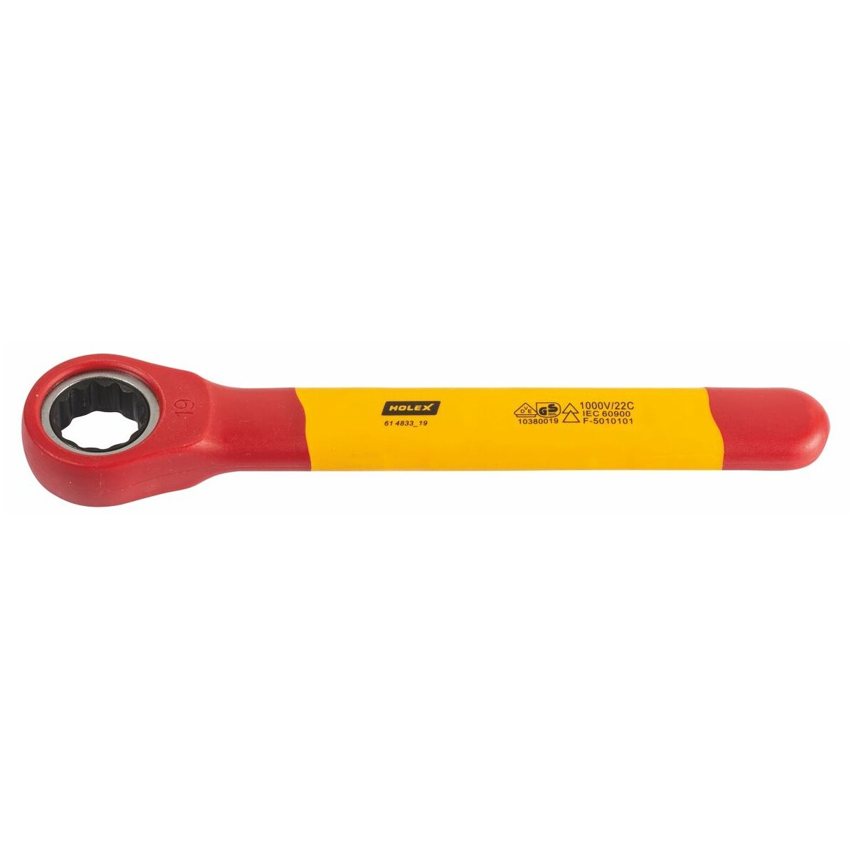 Cờ lê đầu vòng tự động ,  cách điện 1000V Holex 13mm Cờ lê đầu vòng tự động ,  cách điện 1000V Holex 13mm